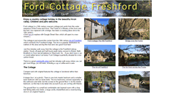 Desktop Screenshot of freshford-holiday-cottage.co.uk